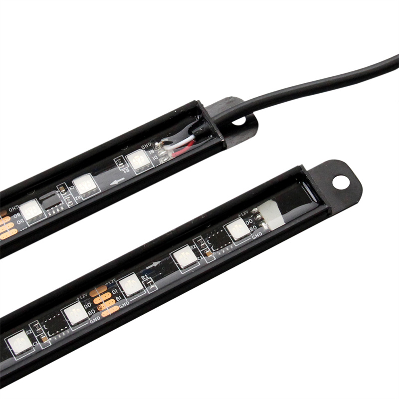 12V IP68 RGB LED Light Strip Auto Ambient Lighting Kit Multi Mode App Control