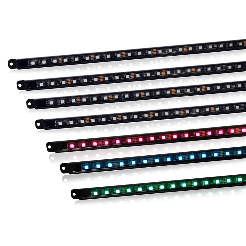 12V IP68 RGB LED Light Strip Auto Ambient Lighting Kit Multi Mode App Control
