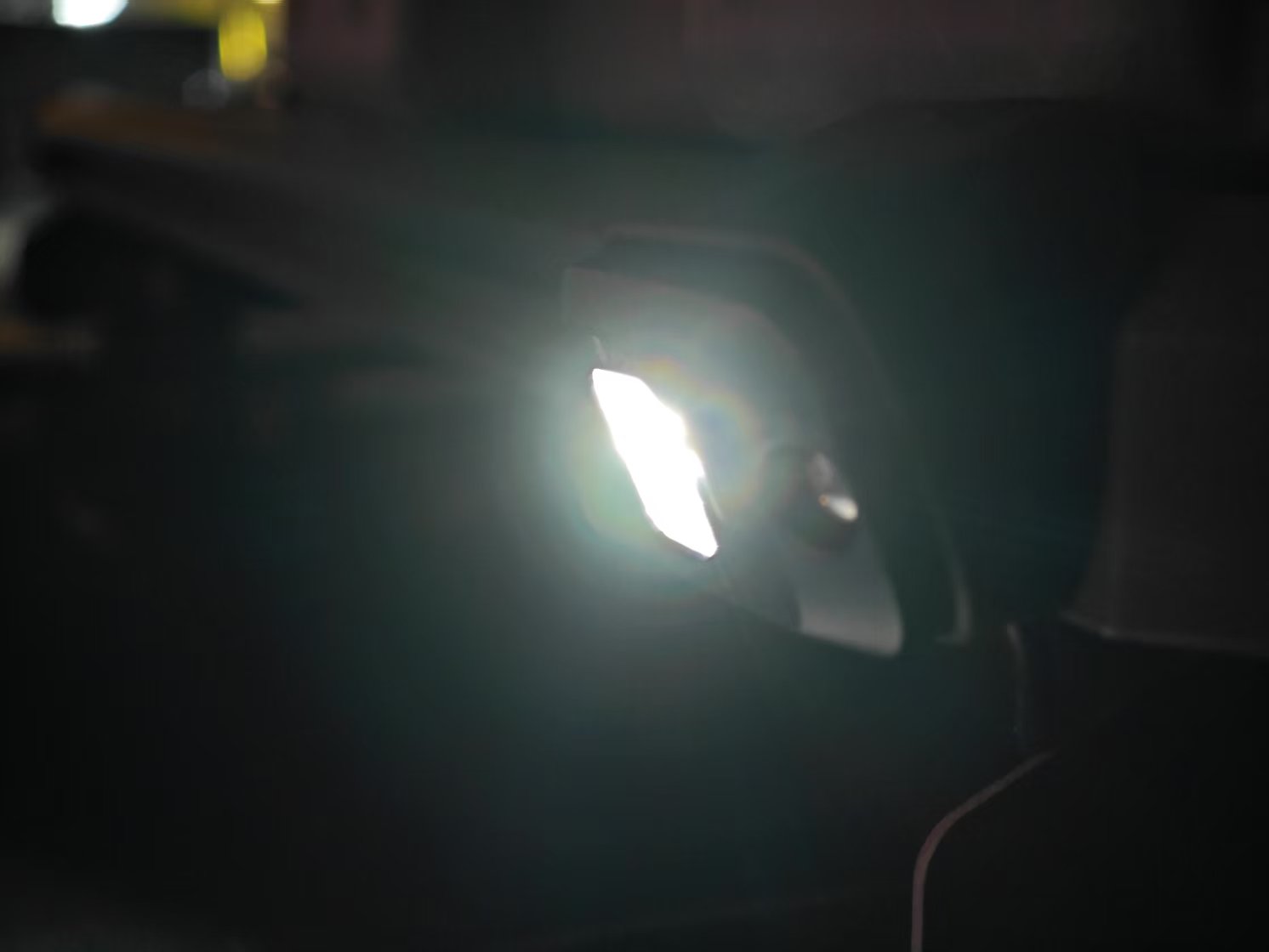 LED Rock Light with BUILT-IN DIMMER SWITCH for Roof Racks & Canopies 9 - 14V DC