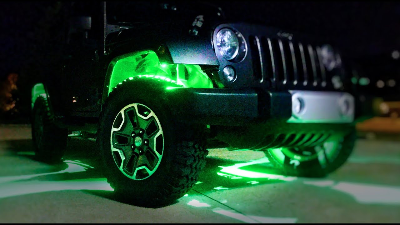 RGB LED Rock Light Bluetooth Kit for 4WD Underglow