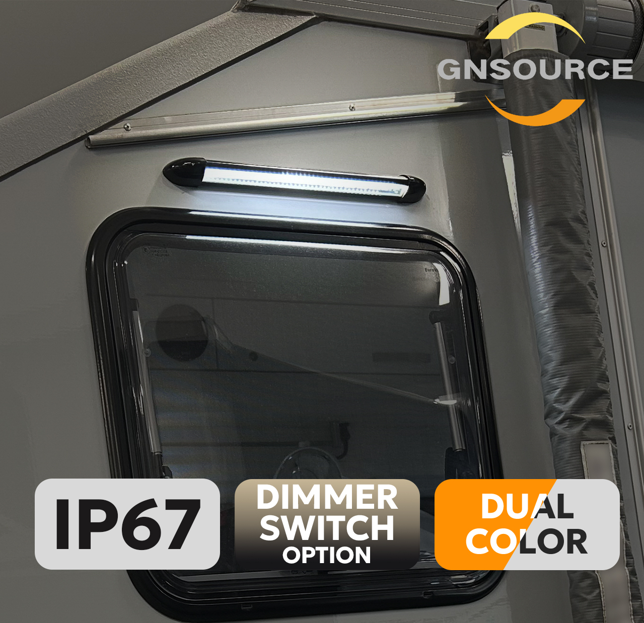 RV Exterior & Awning Lights - TOGGLE SWITCH - 255/300/360/550mm Available