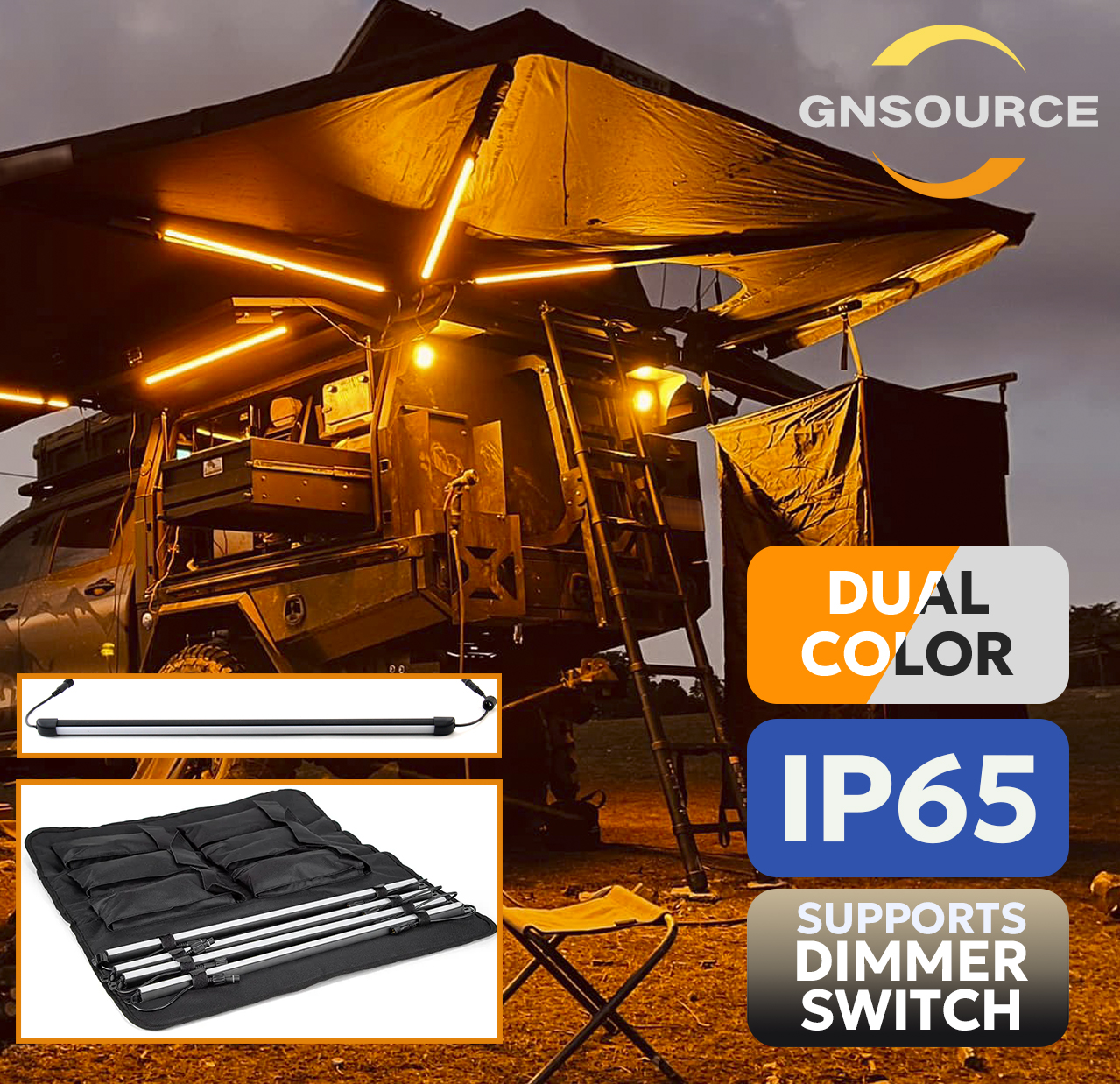 Aluminum Light Strip Kit: Stealth