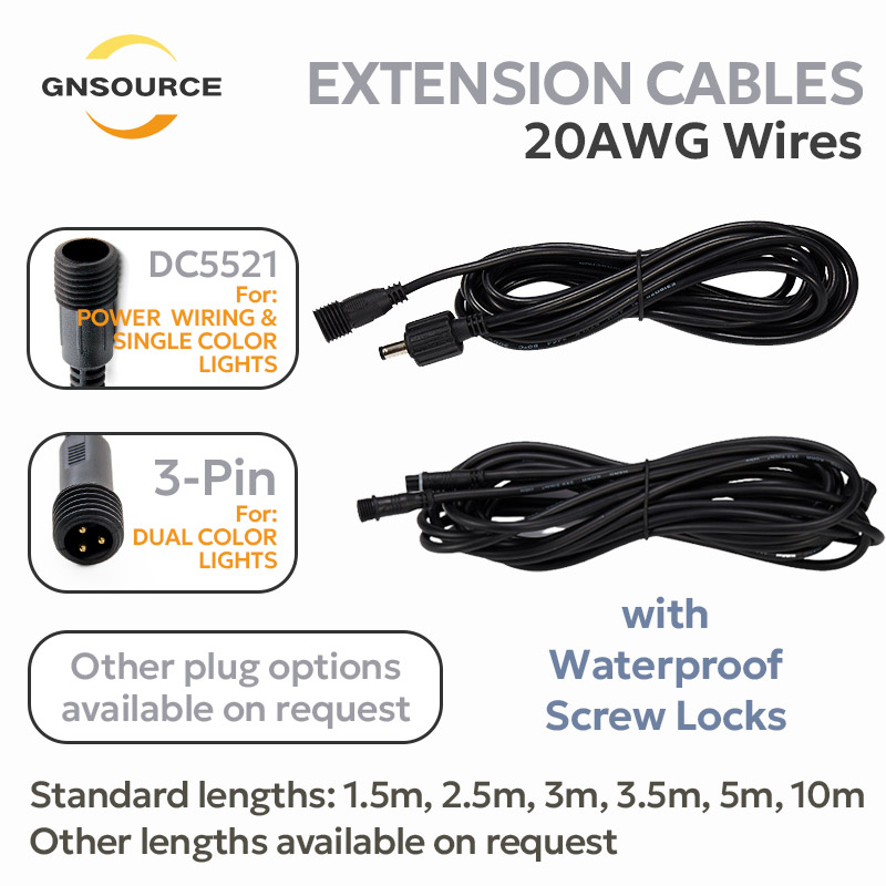 Extension Cables for LED Lights