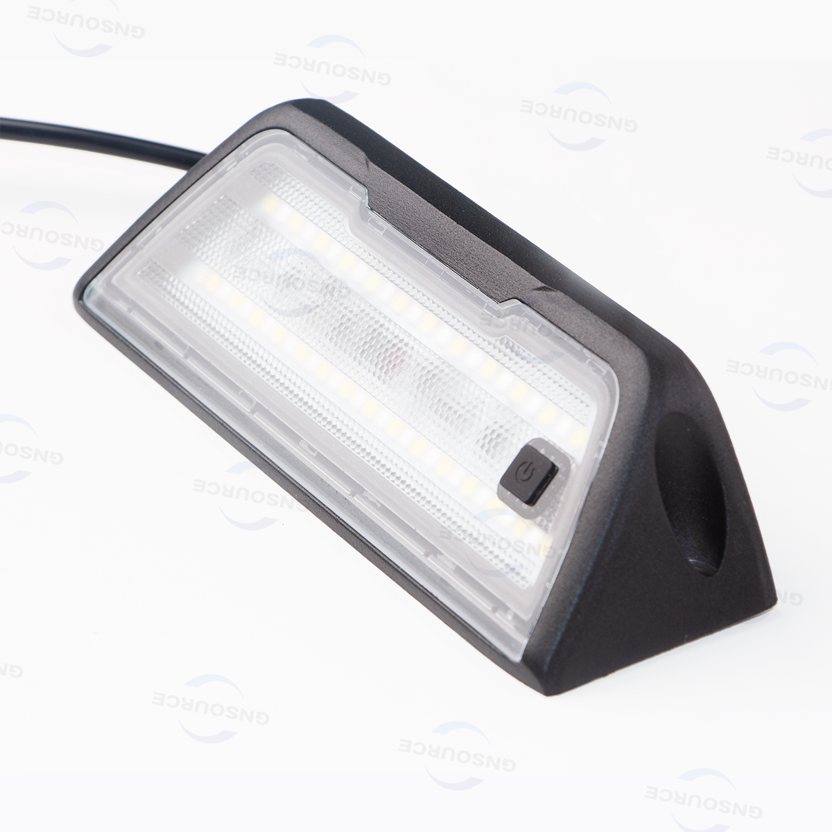 NEW BUTTON DIMMER 45-DEGREE LED WORK LIGHTS, WHITE + AMBER 12V/10-30V DC