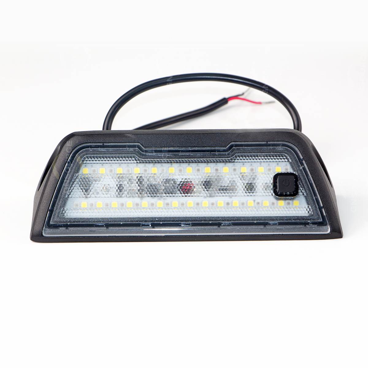 NEW BUTTON DIMMER 45-DEGREE LED WORK LIGHTS, WHITE + AMBER 12V/10-30V DC