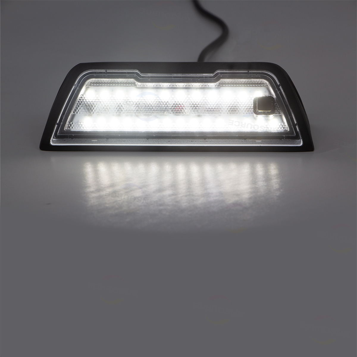 NEW BUTTON DIMMER 45-DEGREE LED WORK LIGHTS, WHITE + AMBER 12V/10-30V DC