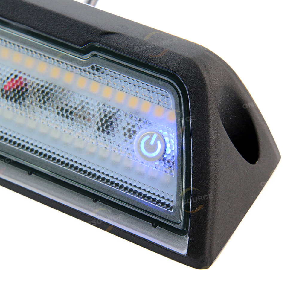 CLASSIC 45-DEGREE LED WORK LIGHTS, WHITE + AMBER 12V/10-30V DC