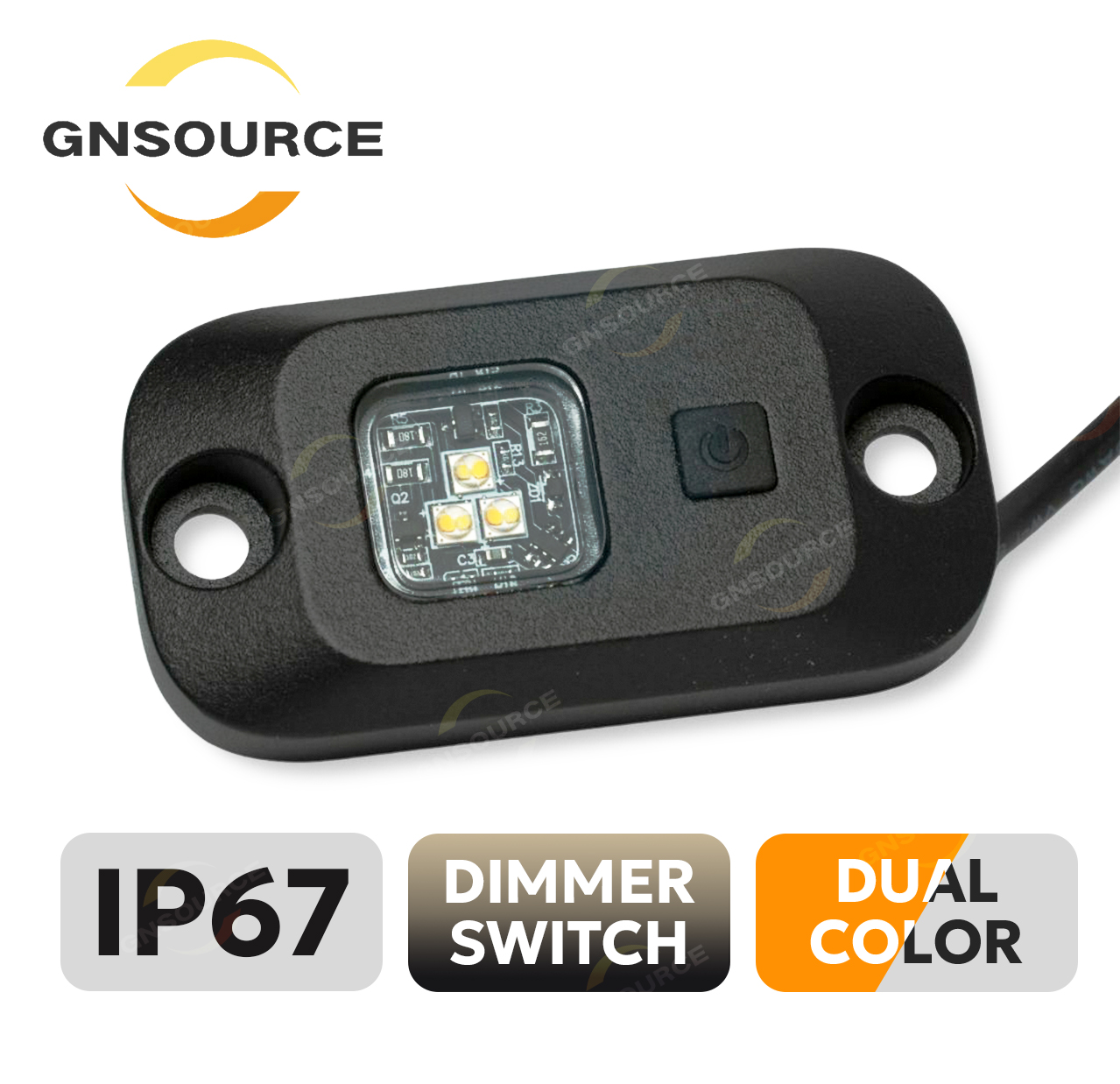 LED Rock Light, DIMMABLE for Roof Racks & Canopies 9 - 14V DC